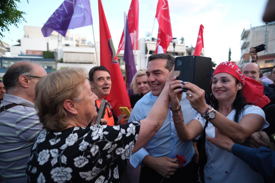 Ο Αλέξης Τσίπρας στον Κορυδαλλό