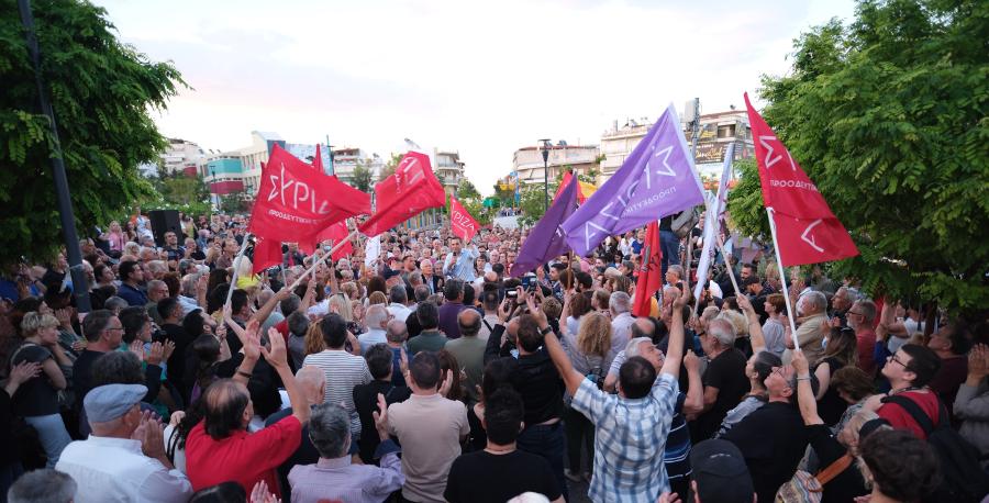 Ο Αλέξης Τσίπρας στον Κορυδαλλό