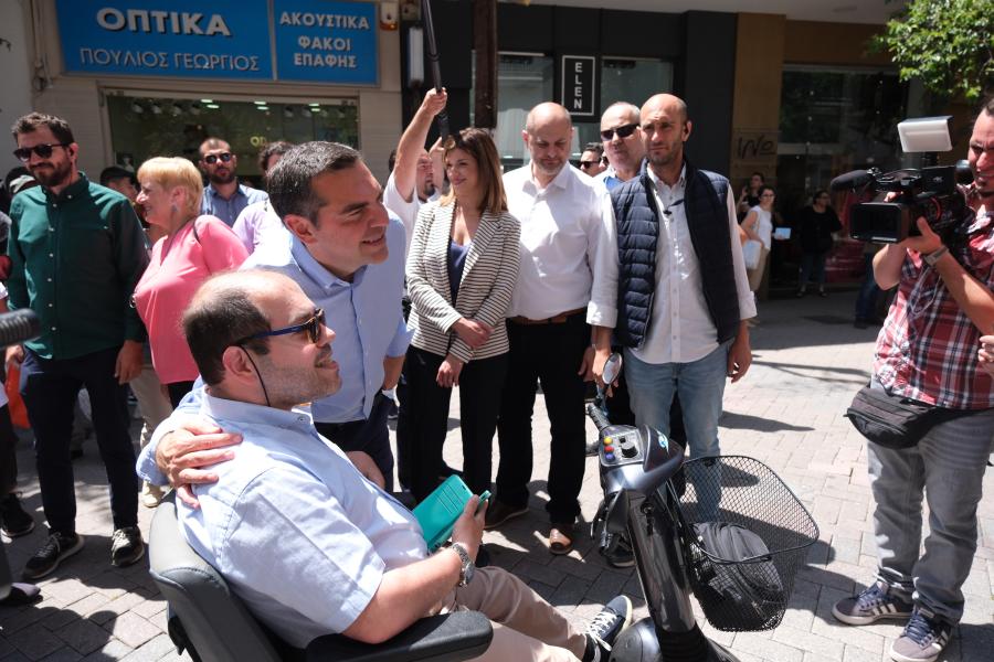 Ο Αλέξης Τσίπρας στην Κατερίνη