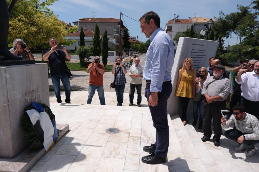 Ο Αλέξης Τσίπρας στην Κατερίνη