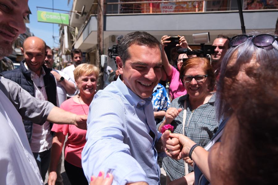 Ο Αλέξης Τσίπρας στην Κατερίνη