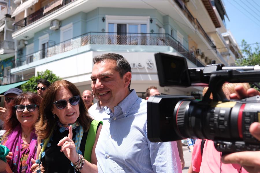 Ο Αλέξης Τσίπρας στην Κατερίνη