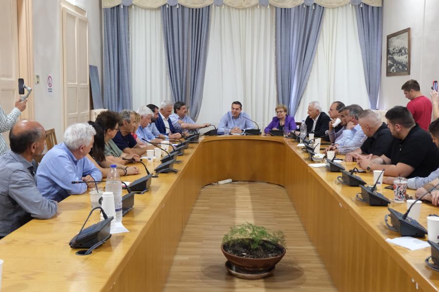 Αλέξης Τσίπρας δήμαρχοι Ρέθυμνο