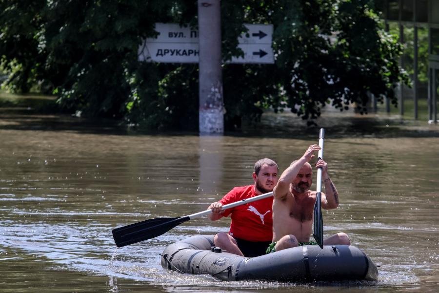 Πλημμύρες στην Ουκρανία