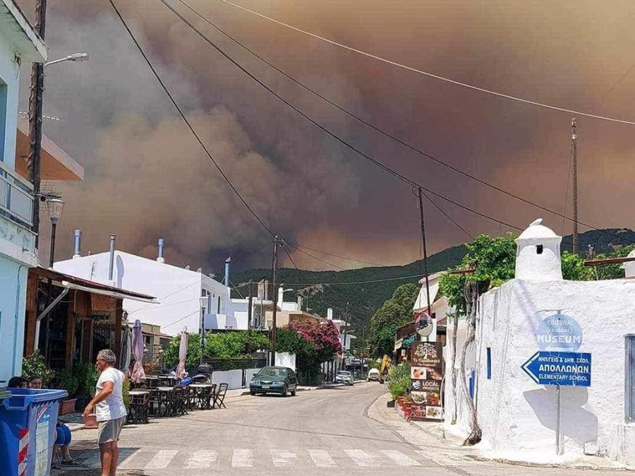 Απόλλωνα Ρόδος φωτιά