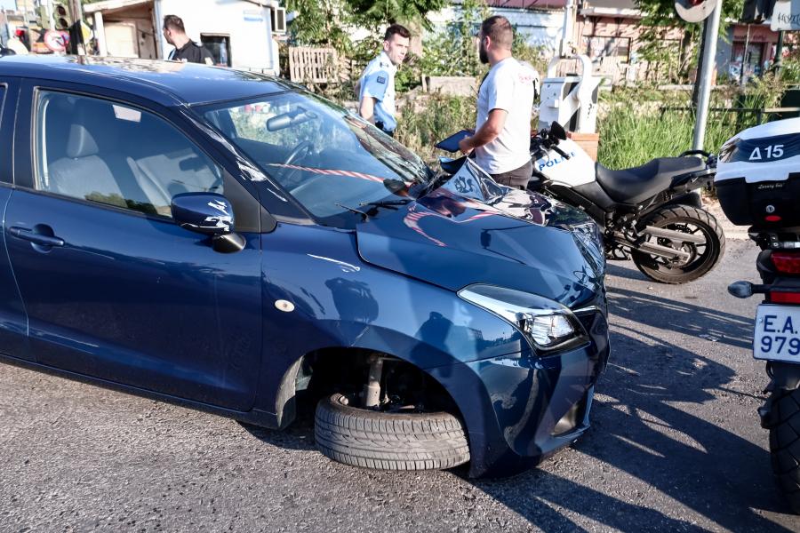 Το αυτοκίνητο που συγκρούστηκε με τρένο