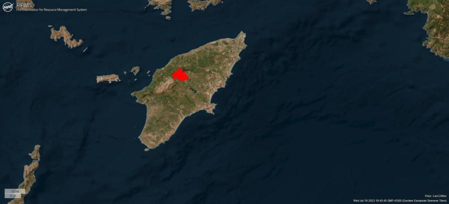 Φωτιά στη Ρόδο