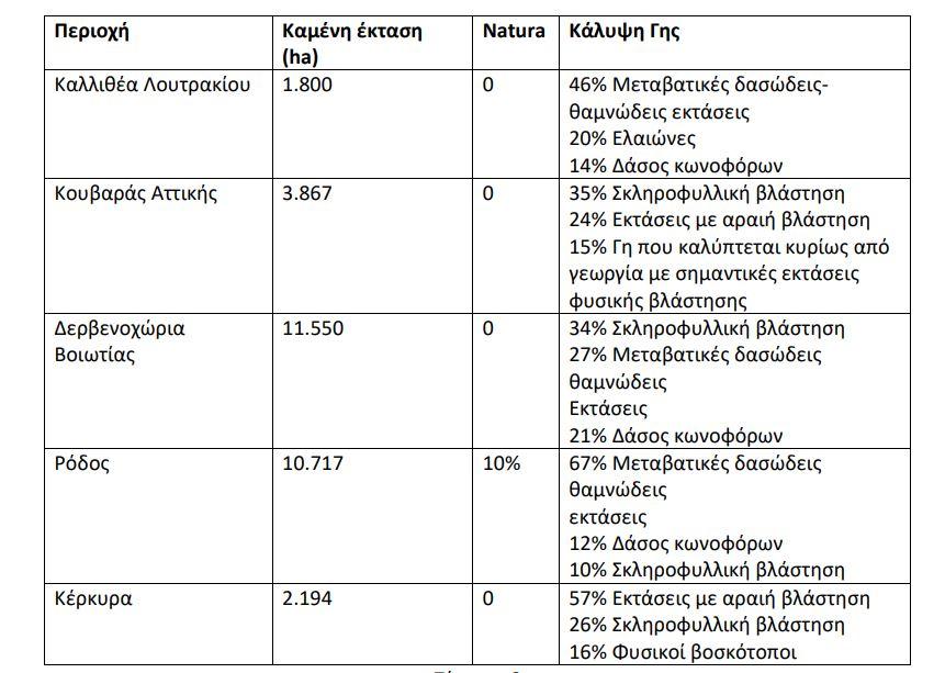 πίνακας με φωτιές