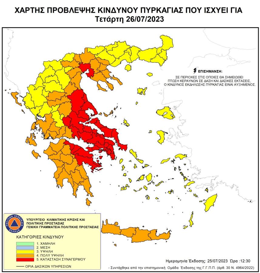 Προβλέψεις πυρκαγιάς