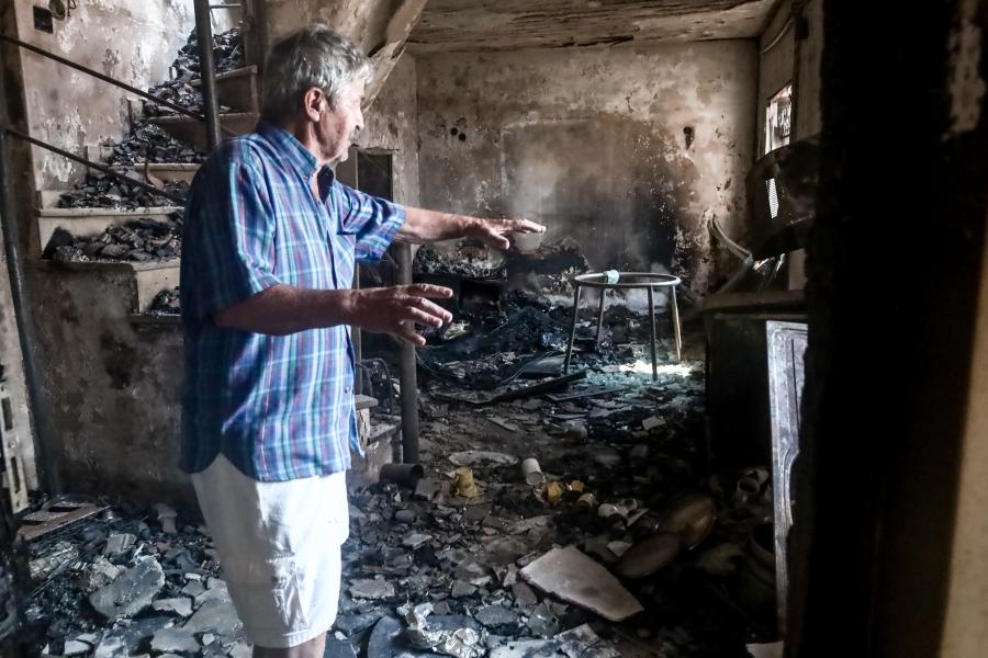 Αγία Παρασκευή Μενίδι Πάρνηθα φωτιά πυρκαγιά