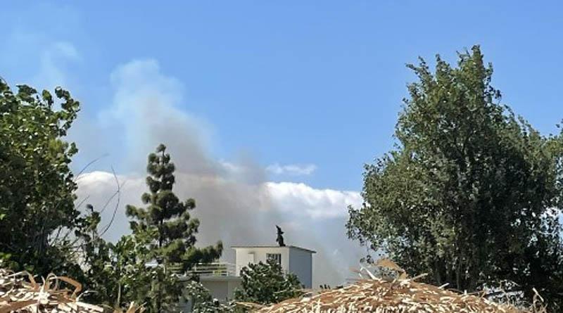 καπνός από φωτιά στον Μαραθώνα