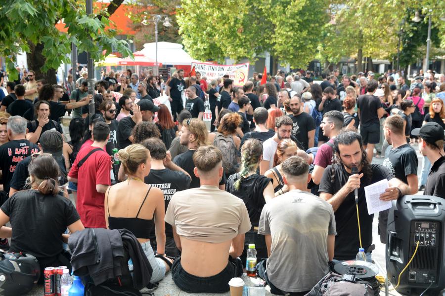 Διαμαρτυρία Λάρισα 3