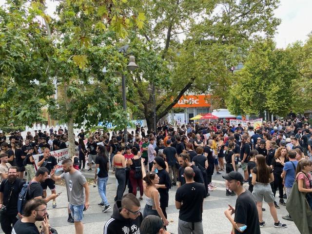 Διαμαρτυρία στη Λάρισα 1