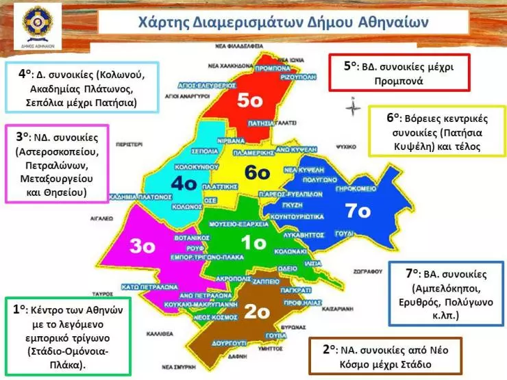 Δημοτικές ενότητες στην Αθήνα