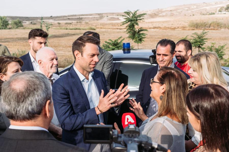 Ο Στέφανος Κασσελάκης στην Κύπρο