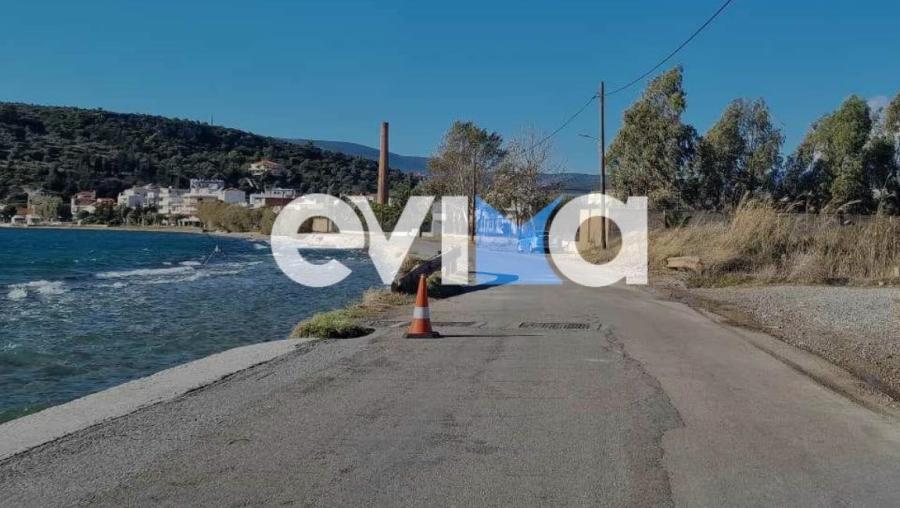 Προβλήματα στην Εύβοια από την κακοκαρία