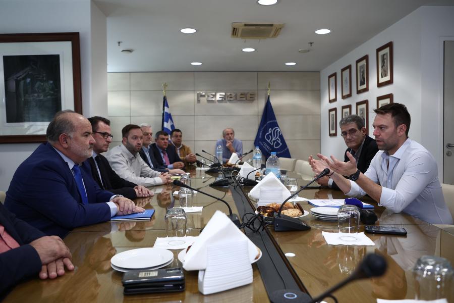 Στέφανος Κασσελάκης ΓΣΕΒΕΕ Γιώργος Καββαθάς