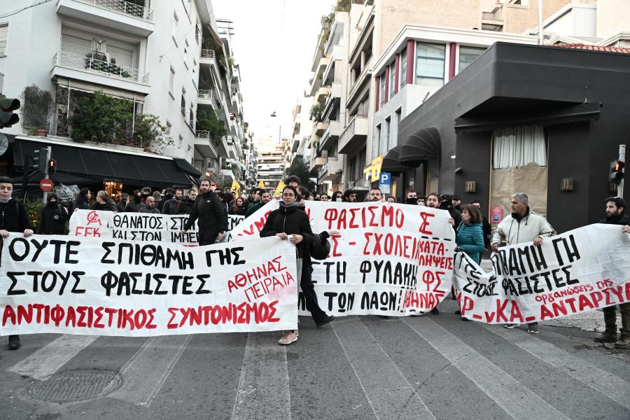 Αντιφασιστική πορεία 