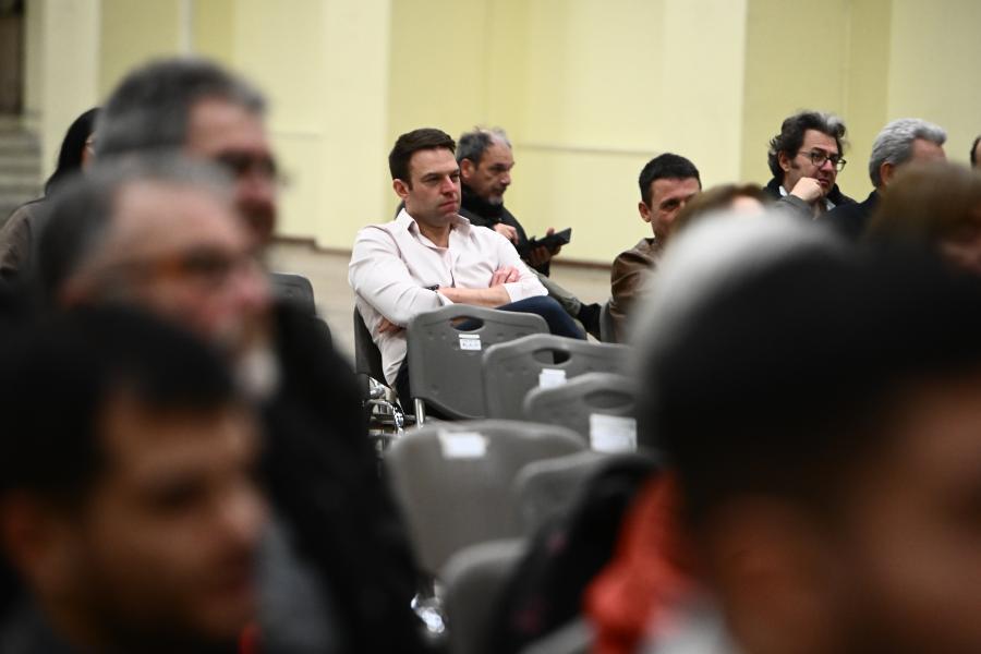 Ο Στέφανος Κασσελάκης στο Συνέδριο του ΣΥΡΙΖΑ-ΠΣ