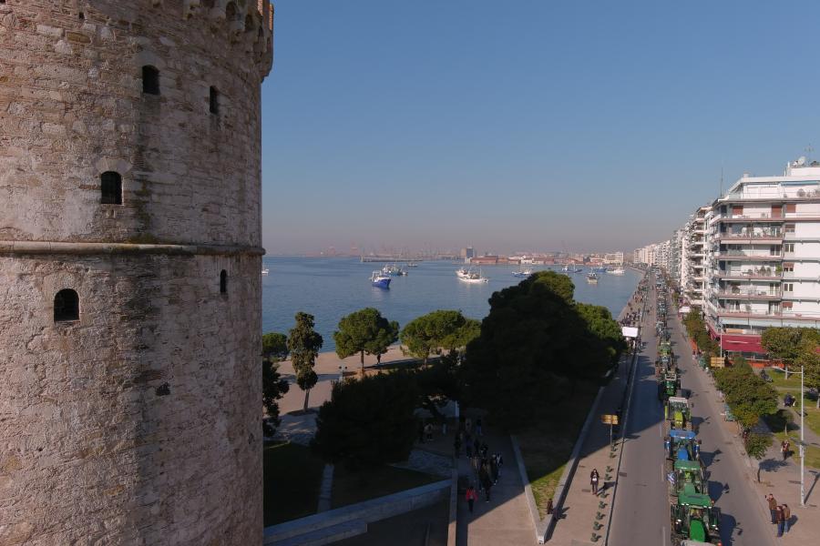 Τρακτέρ στη Θεσσαλονίκη