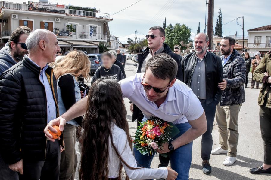 Ο Στέφανος Κασσελάκης στην Αργολίδα