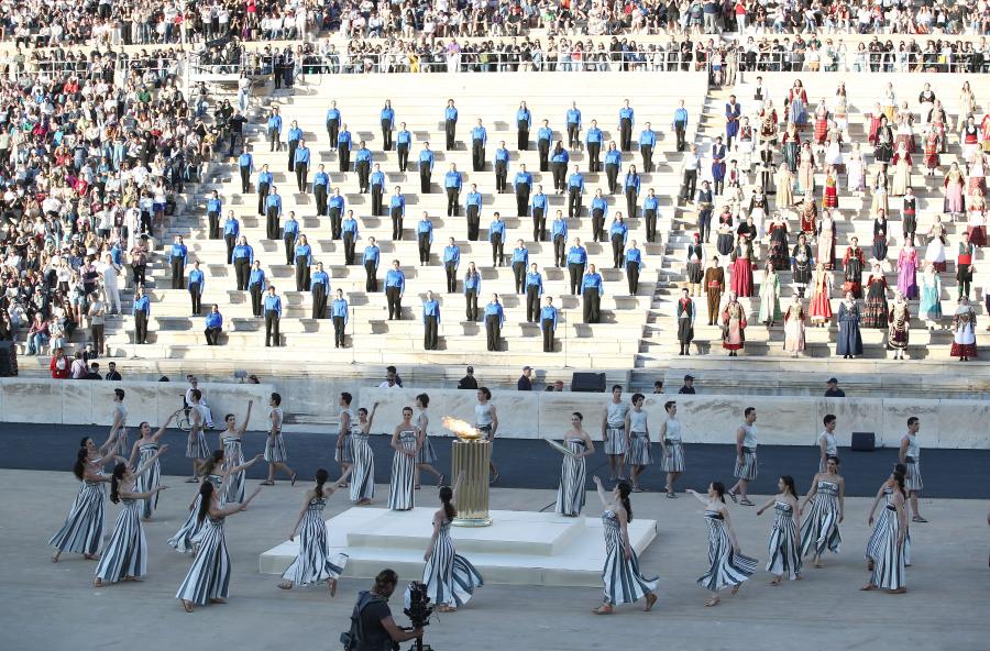 Παράδοση ολυμπιακής φλόγας