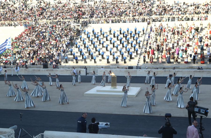 Παράδοση ολυμπιακής φλόγας