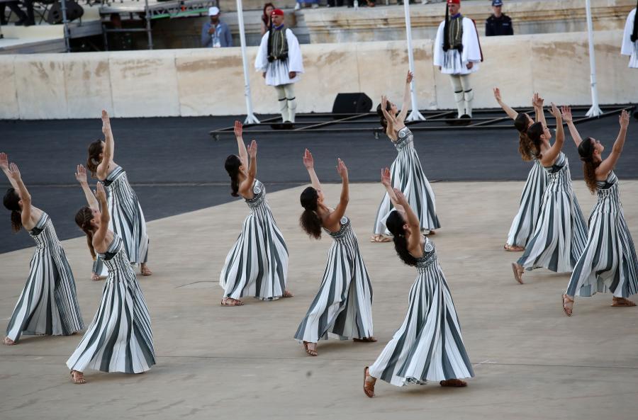 Παράδοση ολυμπιακής φλόγας
