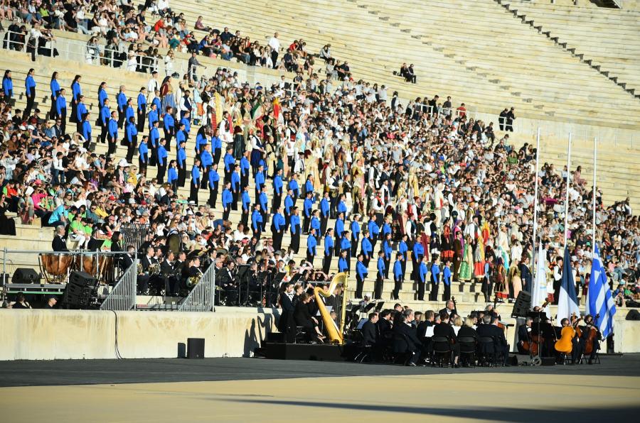 Παράδοση ολυμπιακής φλόγας