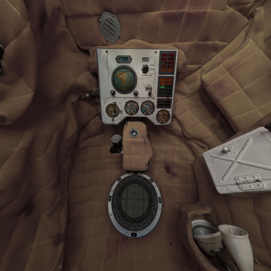 Vostok 1 spacecraft - first human flight by Yuri Gagarin