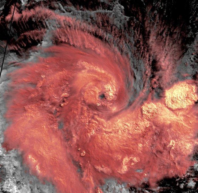 SWIR image taken by CopernicusEU - Sentinel3 SLSTR instrument.