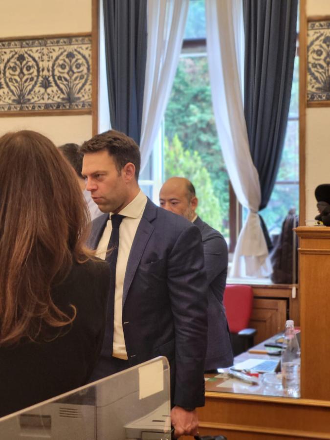 Ο Στέφανος Κασσελάκης στη Βουλή