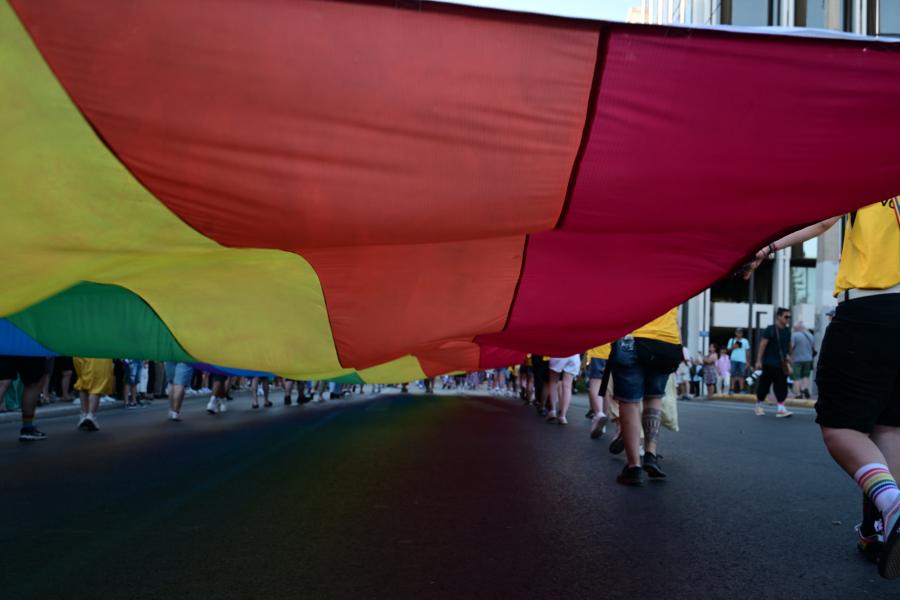 Παρέλαση υπερηφάνειας της ΛΟΑΤΚΙ και LGBTQI+ κοινότητας στα πλαίσια του Athens Pride 2024 . Σάββατο 15 Ιουνίου 2024