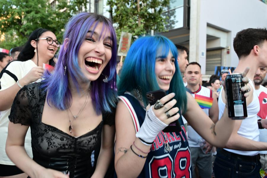 Παρέλαση υπερηφάνειας της ΛΟΑΤΚΙ και LGBTQI+ κοινότητας στα πλαίσια του Athens Pride 2024 . Σάββατο 15 Ιουνίου 2024