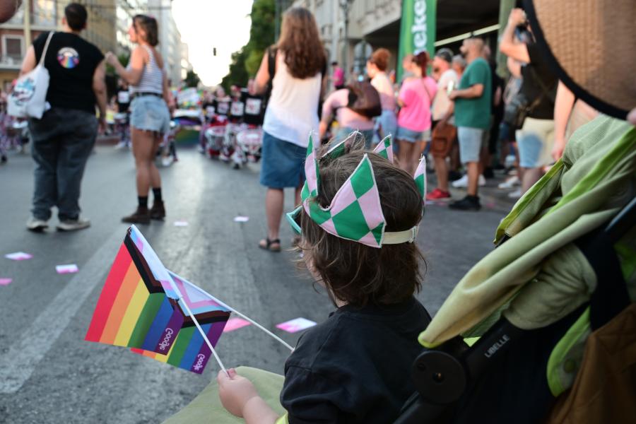 Παρέλαση υπερηφάνειας της ΛΟΑΤΚΙ και LGBTQI+ κοινότητας στα πλαίσια του Athens Pride 2024 . Σάββατο 15 Ιουνίου 2024