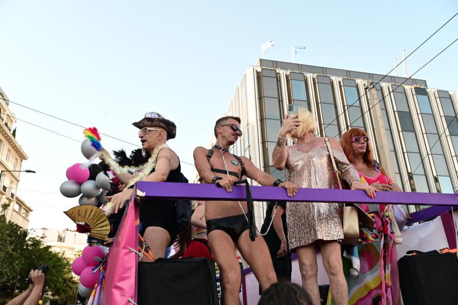 Παρέλαση υπερηφάνειας της ΛΟΑΤΚΙ και LGBTQI+ κοινότητας στα πλαίσια του Athens Pride 2024 . Σάββατο 15 Ιουνίου 2024