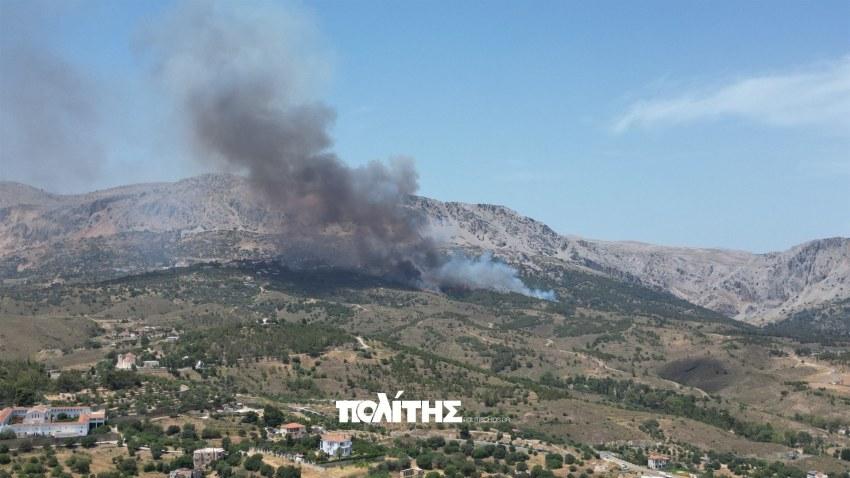 Χίος φωτιά πυρκαγιά