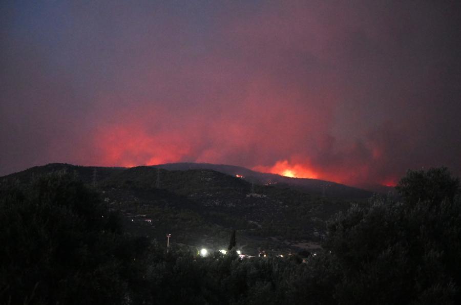 Φωτιά στην Εύβοια