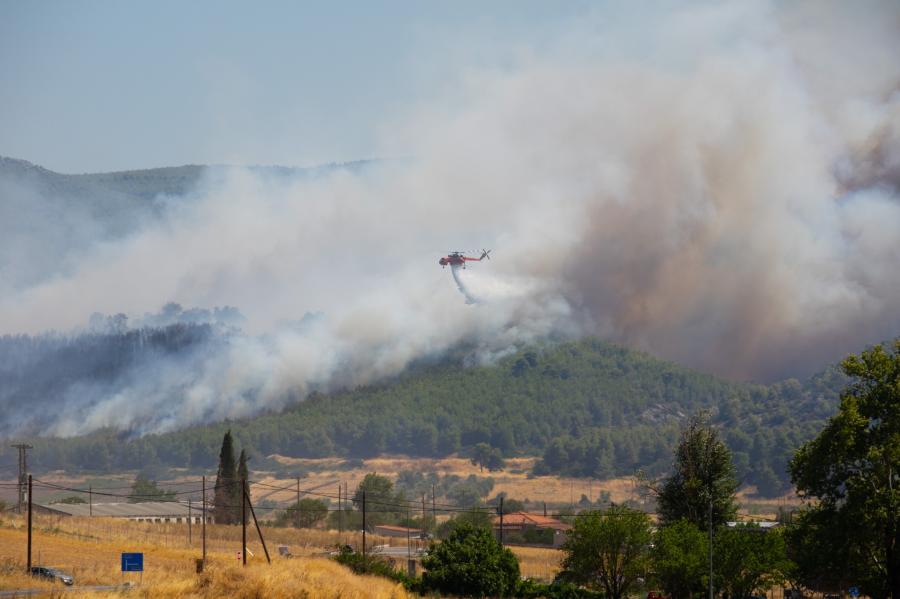 Φωτιά στην Εύβοια