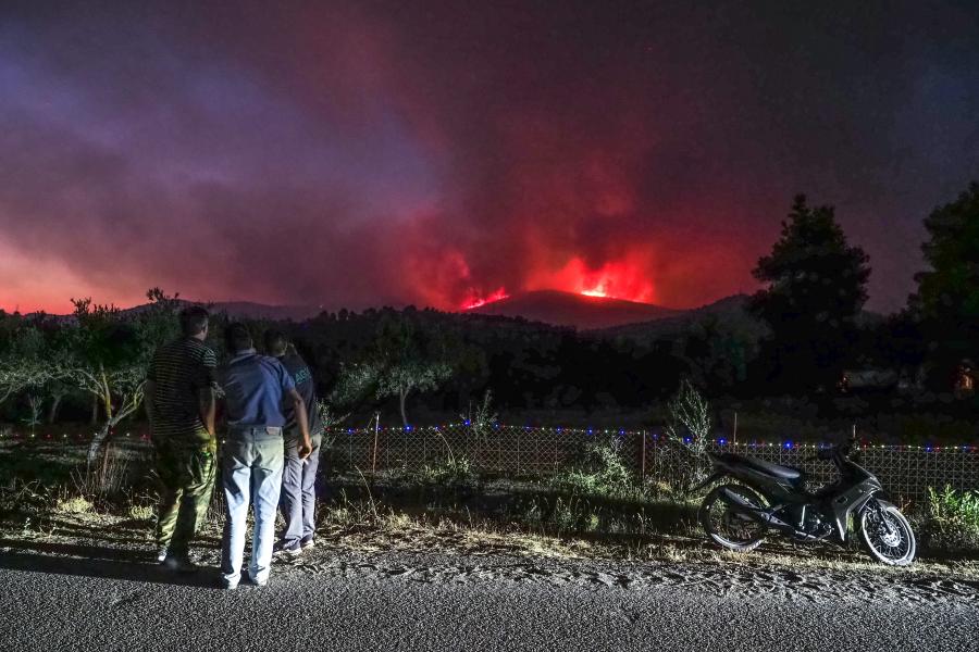 Φωτιά στην Εύβοια