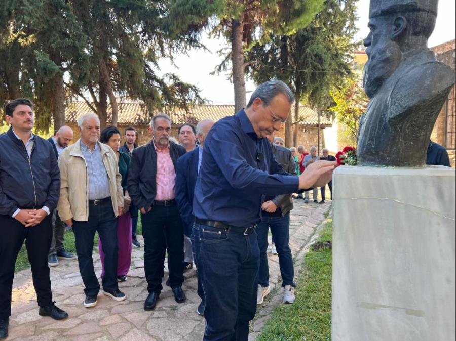 Στη Μάντρα του Μπλόκου της Κοκκινιάς και το Μουσείο Εθνικής Αντίστασης ο Σωκράτης Φάμελλος
