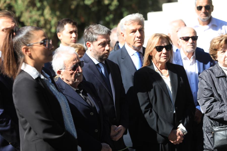 Μνημόσυνο για τα τρία χρόνια από τον θάνατο της Φώφης Γεννηματά, στο Α' Νεκροταφείο Αθηνών