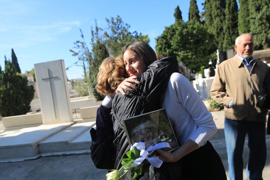Μνημόσυνο για τα τρία χρόνια από τον θάνατο της Φώφης Γεννηματά, στο Α' Νεκροταφείο Αθηνών