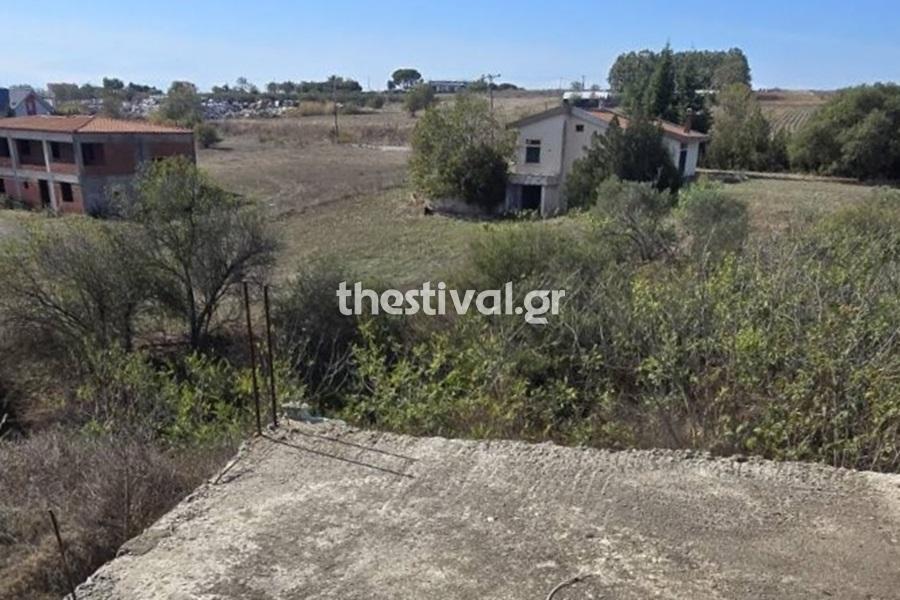 Η περιοχή όπου βρέθηκε η σορός στη Θεσσαλονίκη