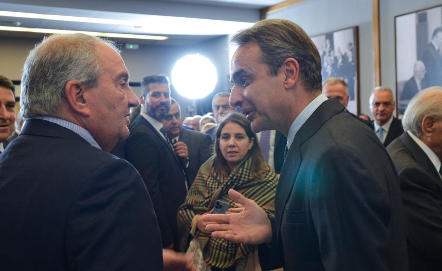 Κυριάκος Μητσοτάκης και Κώστας Καραμανλής