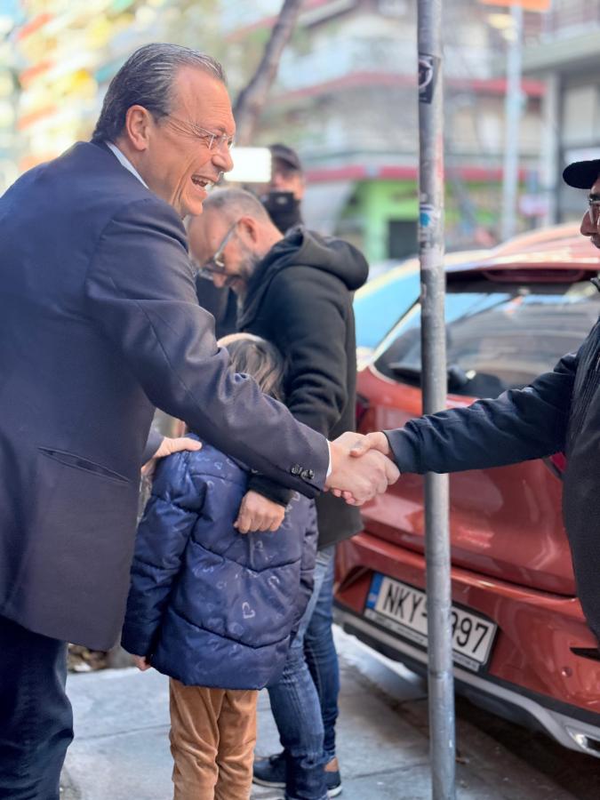 Ο Σωκράτης Φάμελλος κατά τη διήμερη περιοδεία του στη Θεσσαλονίκη