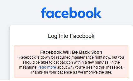 Πρόβλημα στο Facebook
