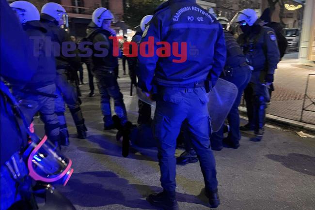 Προσαγωγές στη Θεσσαλονίκη μετά την πορεία για τον Γρηγορόπουλο