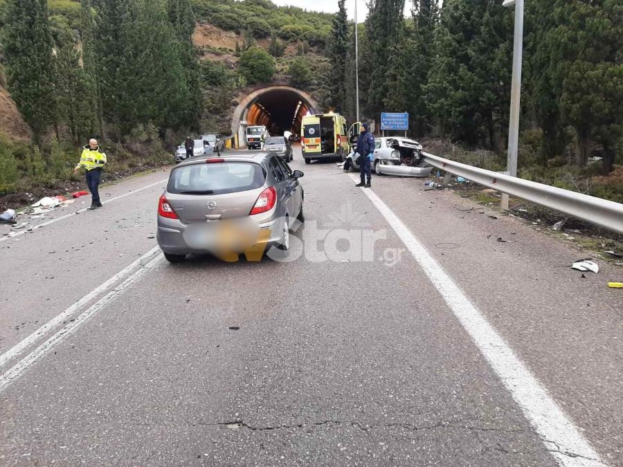 Θανατηφόρο τροχαίο στην ΕΟ Λιβαδειάς Αράχωβας