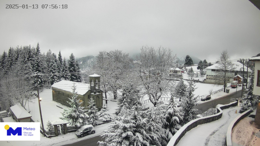 meteo χιόνια